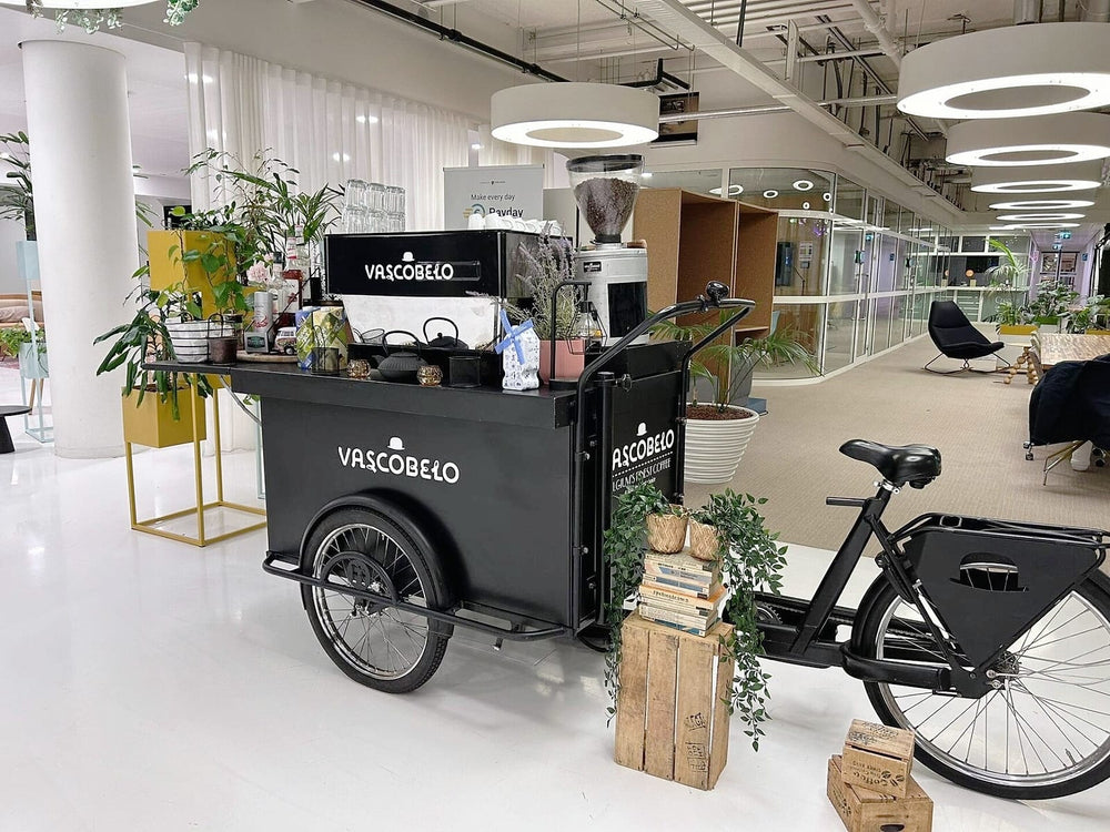 Koffiefiets op kantoor