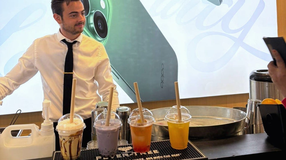 Bubble tea in verschillende smaken