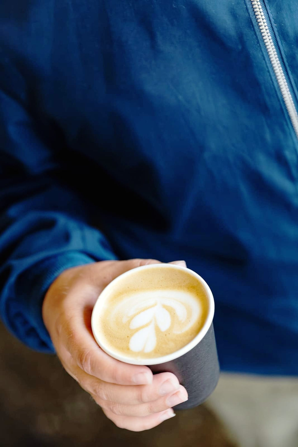 Cappuccino met latte art